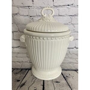 Athena 5166 American Atelier at Home 9 1/2"Ironstone Canister Discontinued